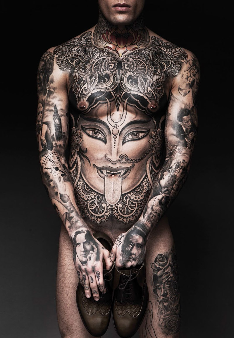 Male Model Stephen James on Tattoos  Vogue