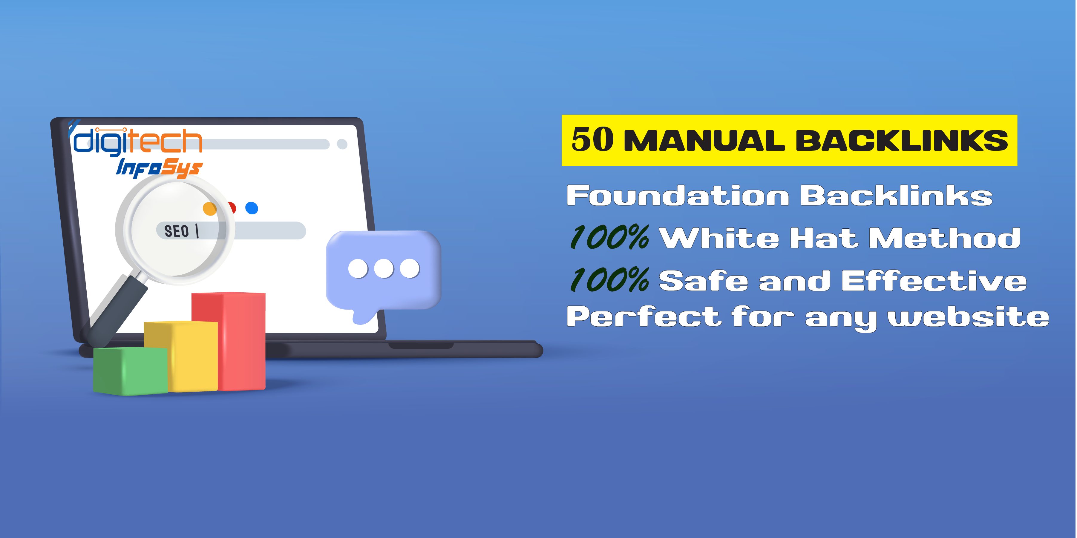 50 Manual Foundation SEO Backlinks Unique, HIGH Authority, Whitehat