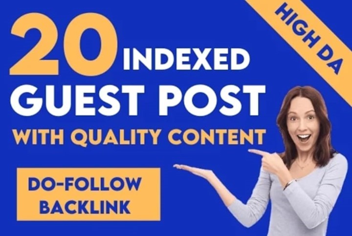 I will publish article SEO guest post backlink high quality dofollow guest blogging