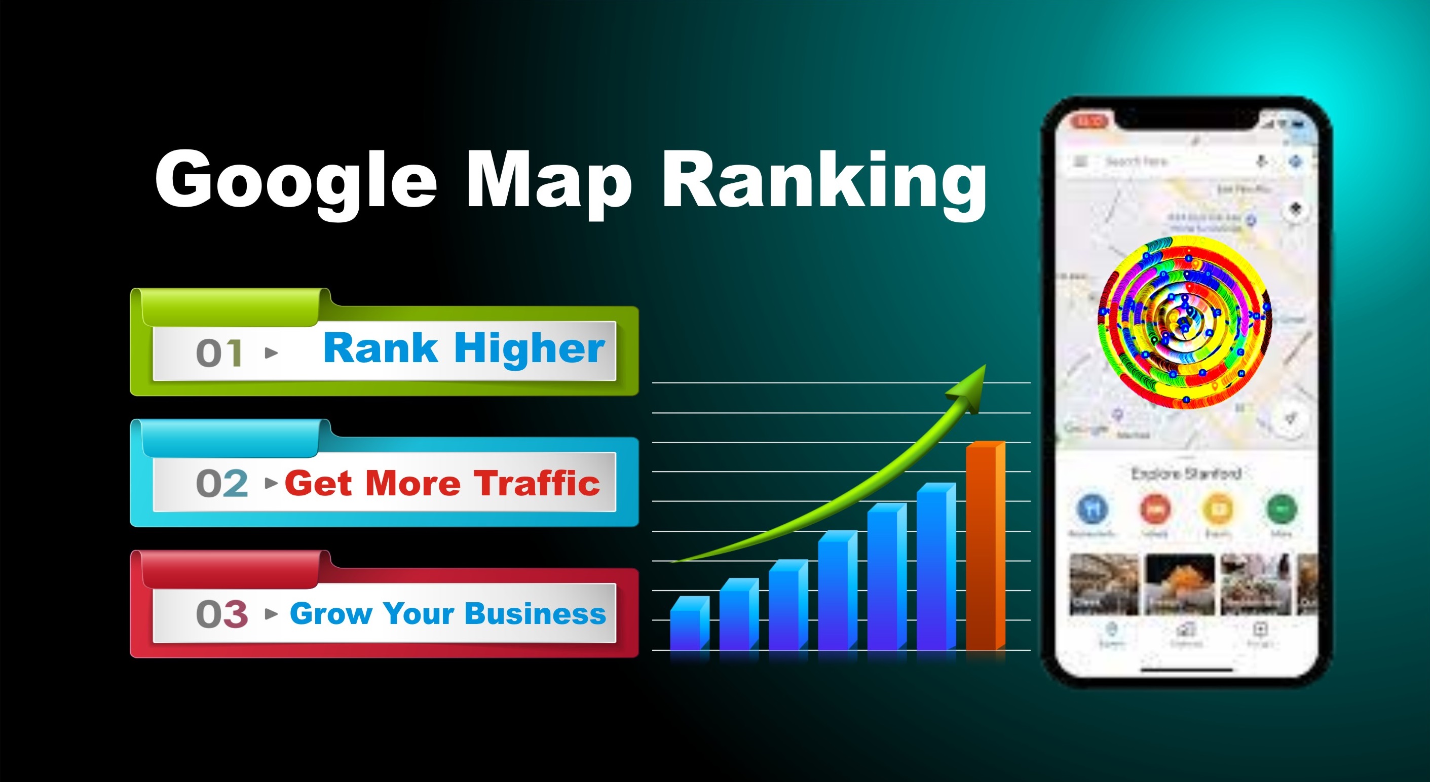 I will improve your google maps ranking with local SEO strategies