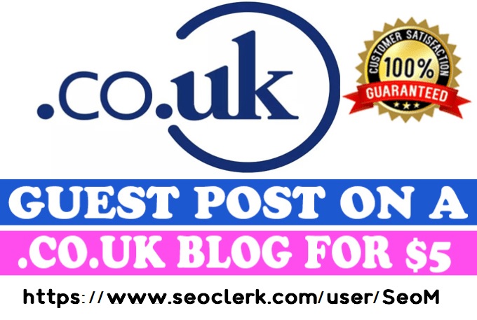 Publish a Guest Post on .CO .UK Blog