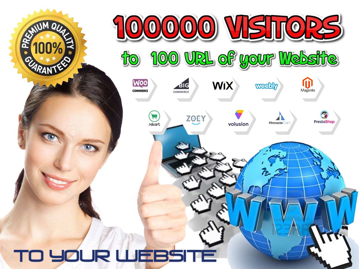 ????10K VISITORS to 10 LINKS- Web Traffic For Big Stores/ Blogs/Websites