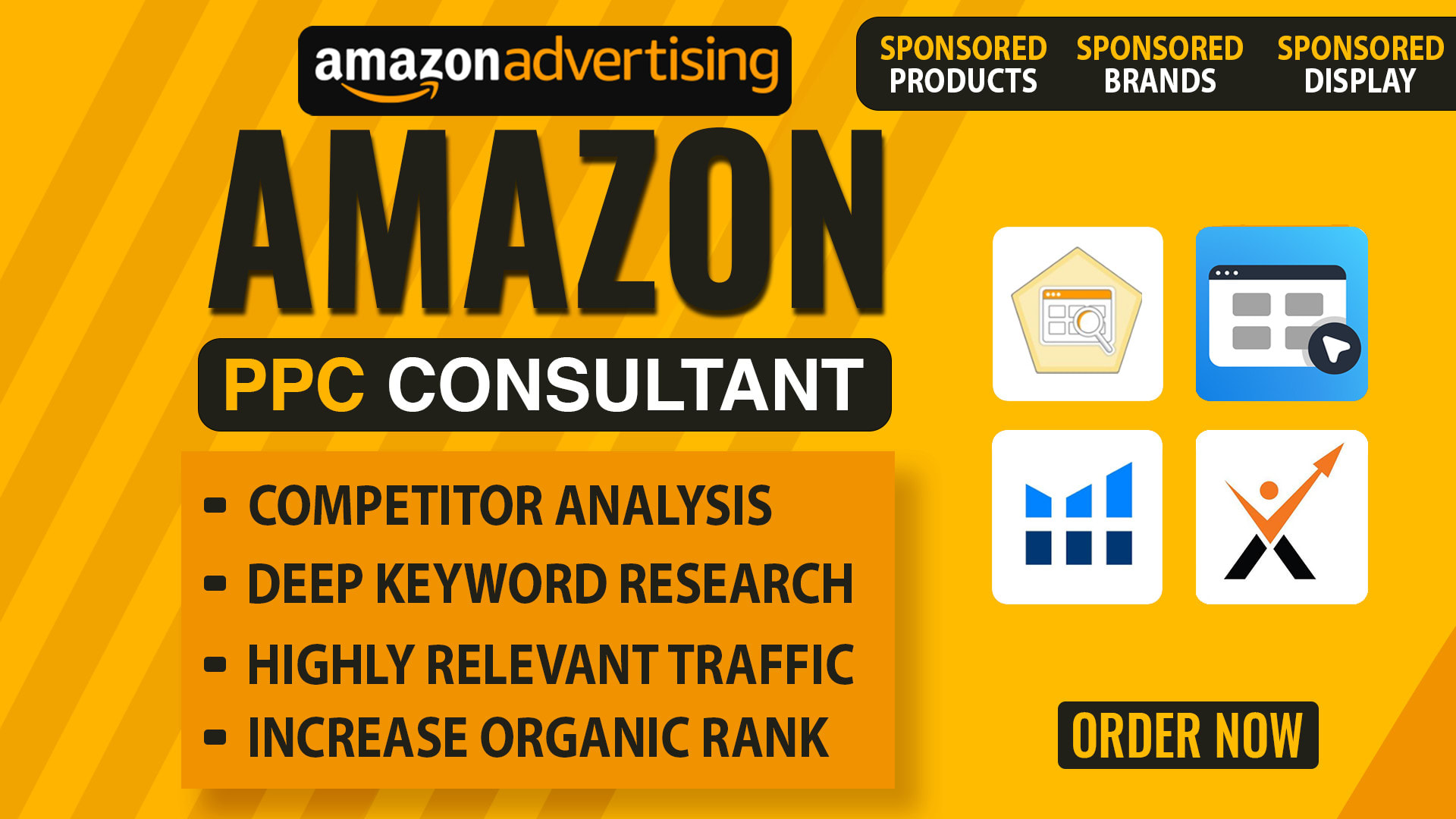 I will setup and optimize your amazon PPC campaigns, Amazon FBA PPC ads campaign