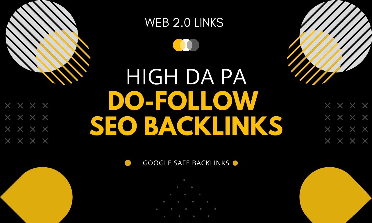 High quality dofollow seo backlinks link building service