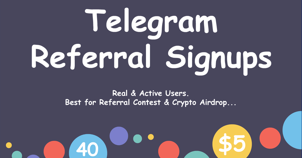 free telegram referral