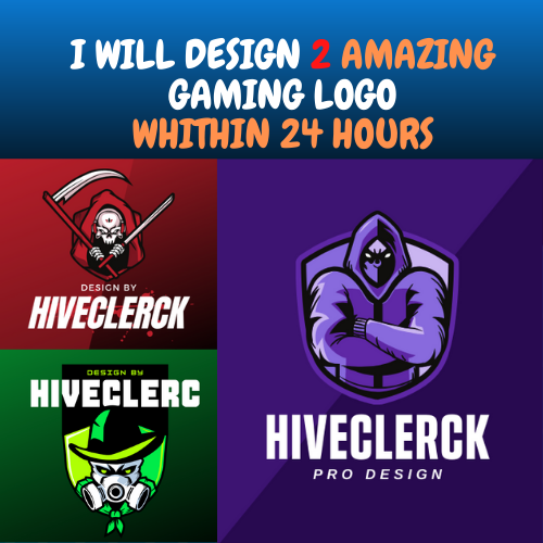 I Will Design 2 Awesome Gaming Logo Whithin 24 Hours For $2 - Seoclerks