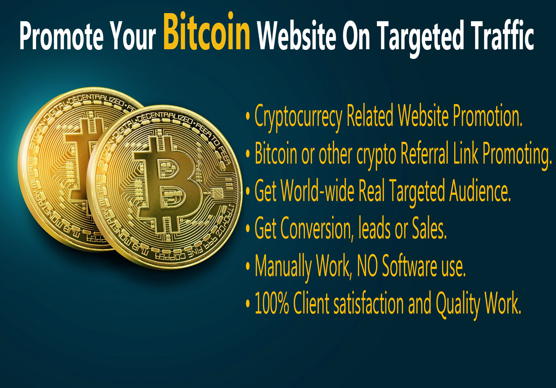 buy website traffic with bitcoin