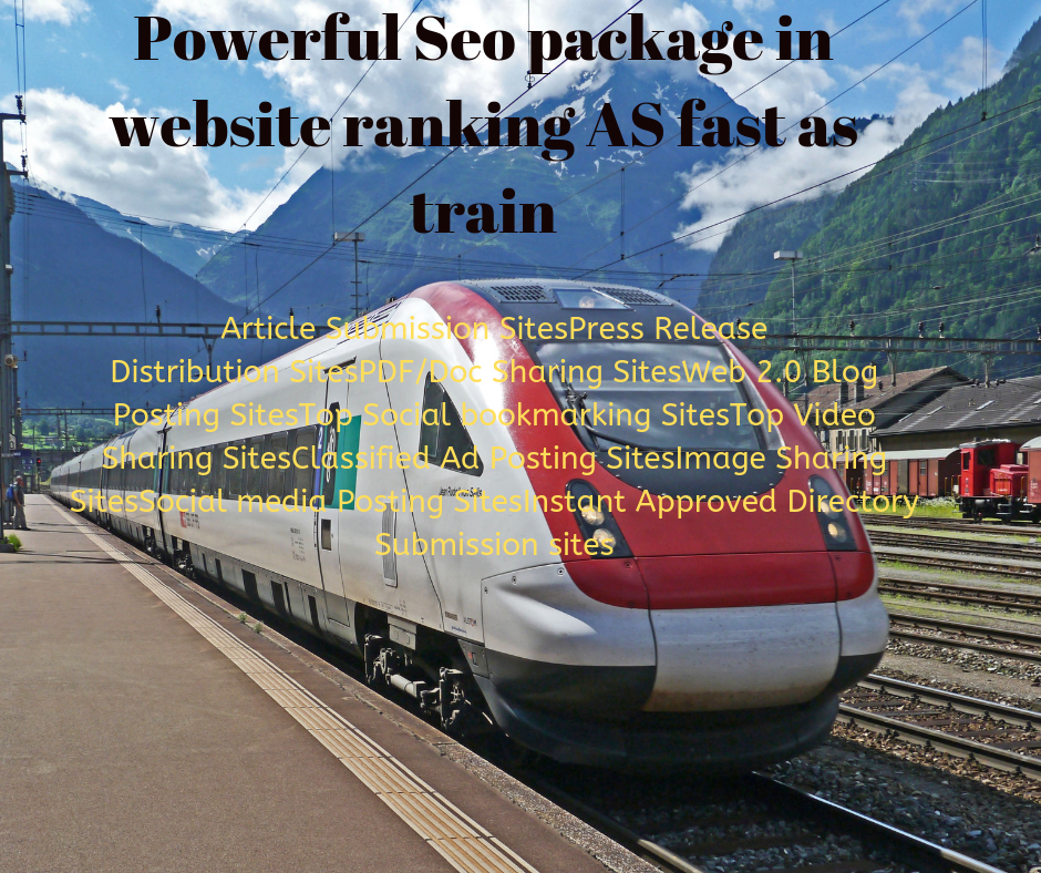 Powerful Seo package in ranking your website 