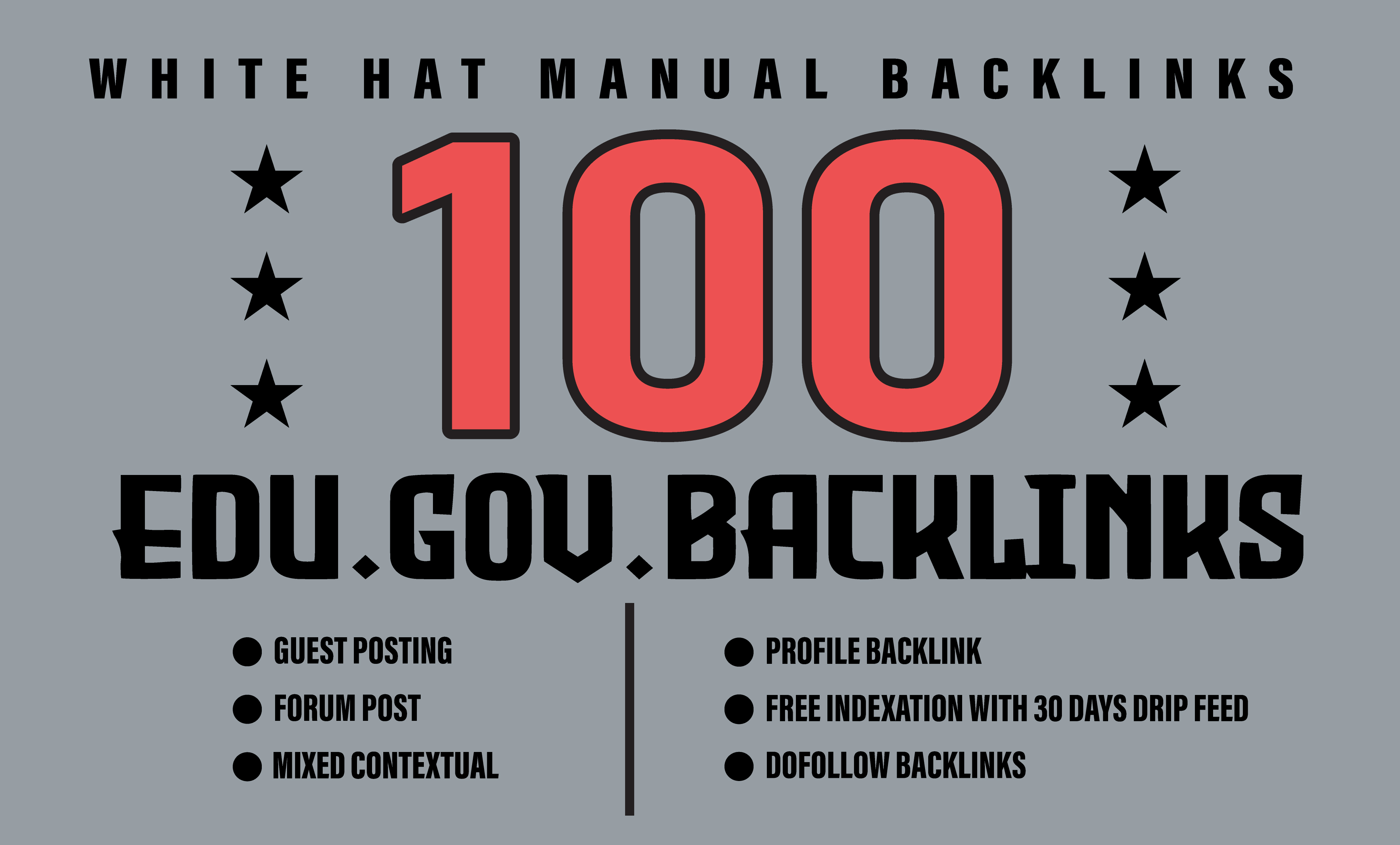 Manually Created 100 EDU+GOV Academic Power Backlinks for Google Ranking