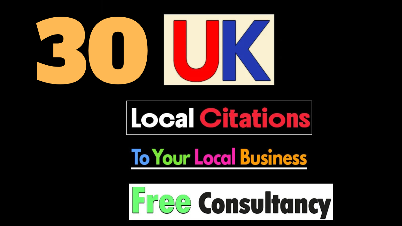 30 Local Citation For your Local Business in UK in Local Market