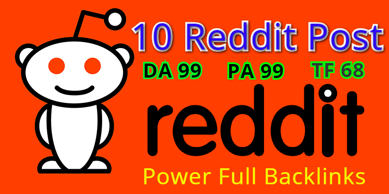  Reddit Rank Powerfull Super Horse 5 Backlinks For Your sites.