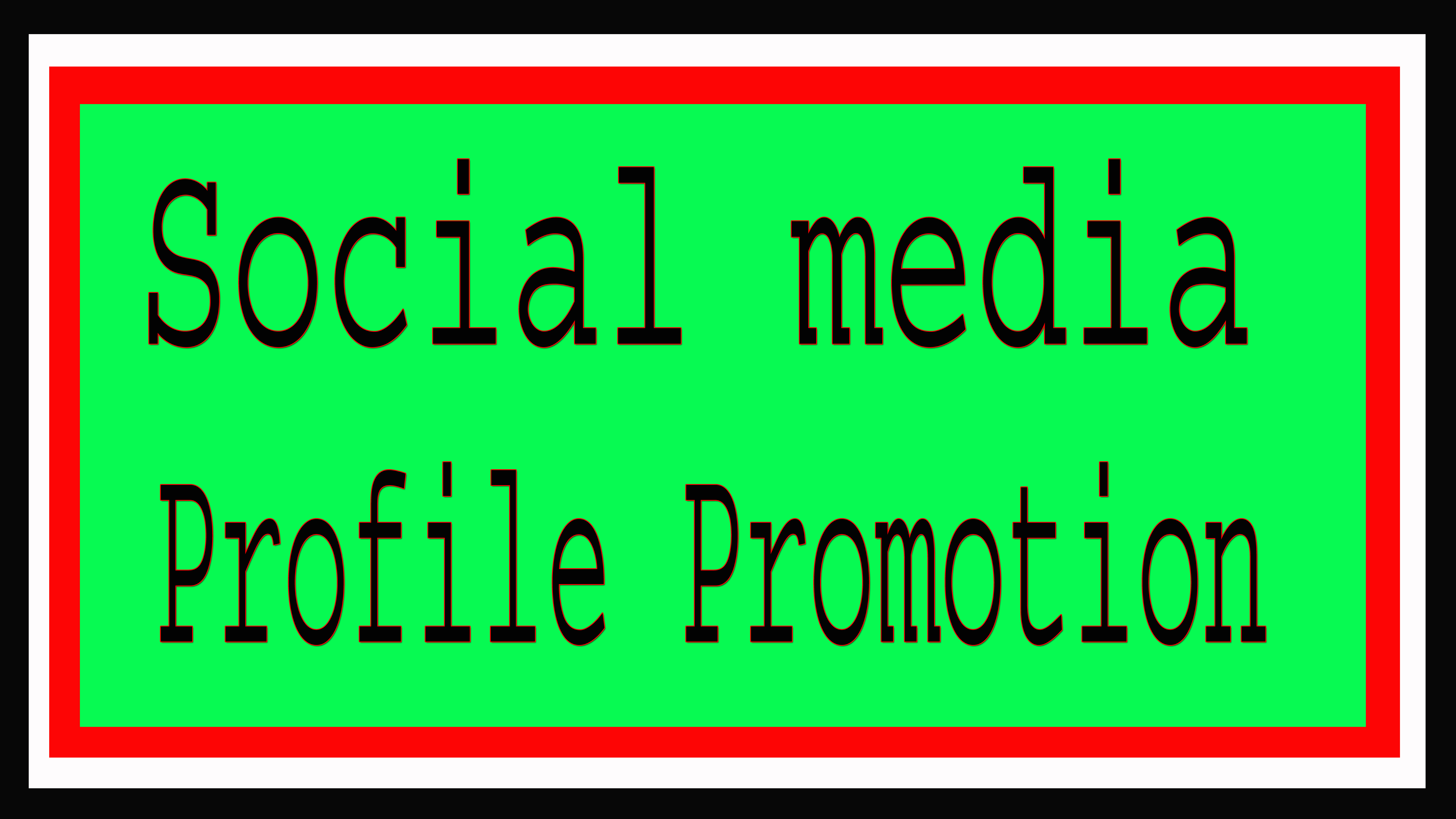 Get Instant Social Profile Promotion and improve ranking 