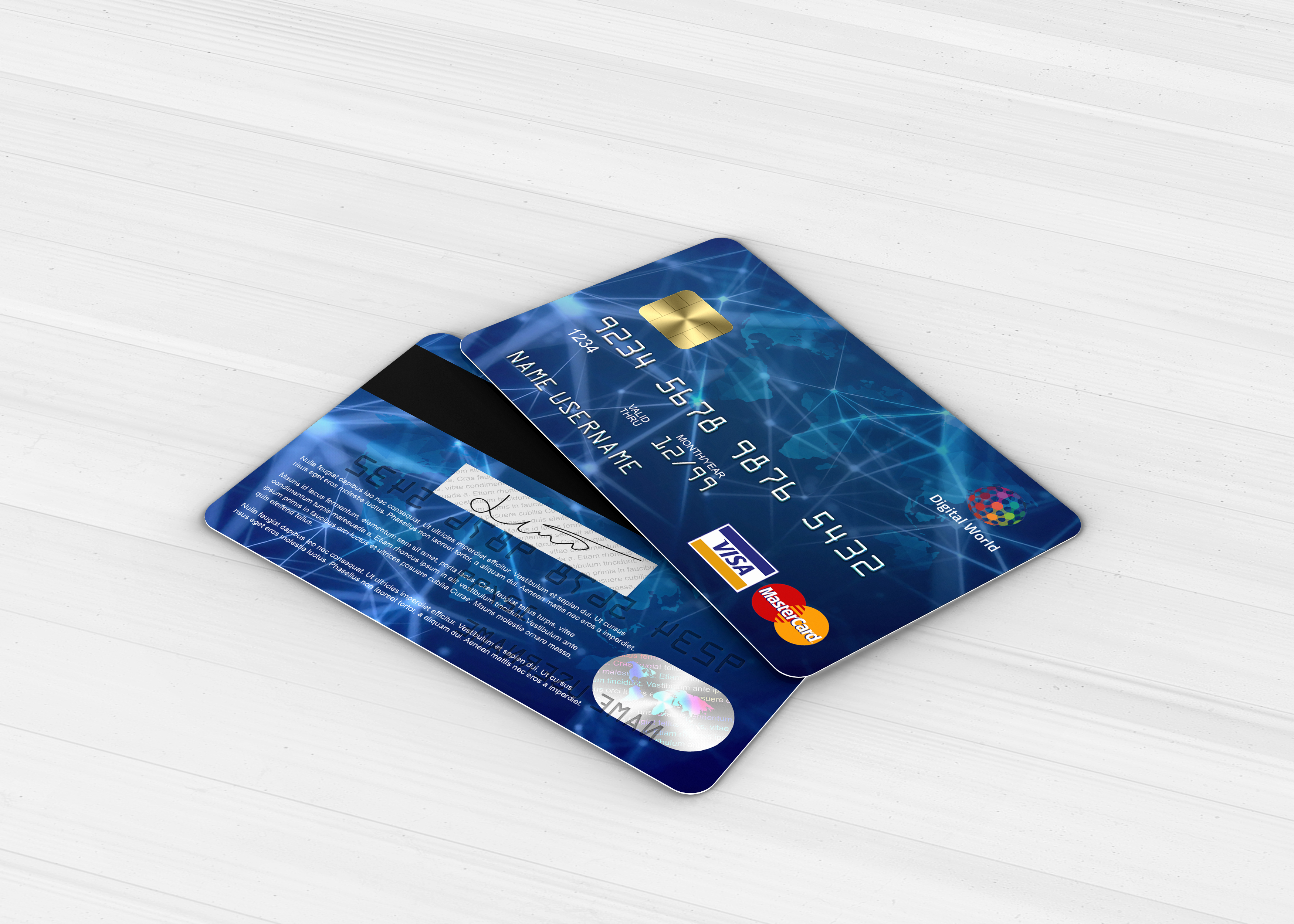 Turn Your Brand Into Professional Credit Card Designs for $5 - SEOClerks