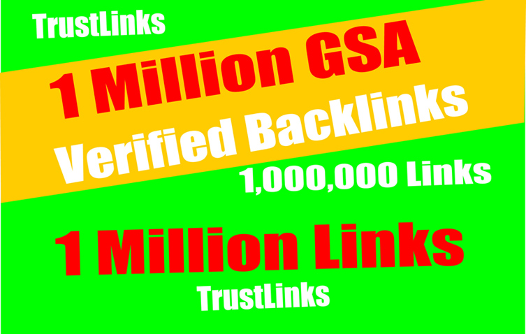 1 Million GSA SER Backlinks easy Link Juice- & Faster Index