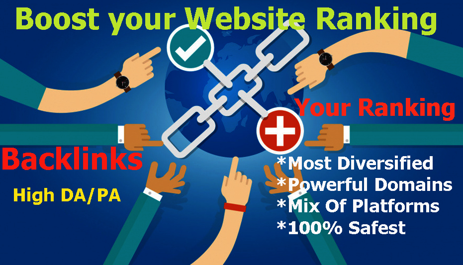 Rank WebSite On Google fast page under 30days,Create Manual BACKLINKS