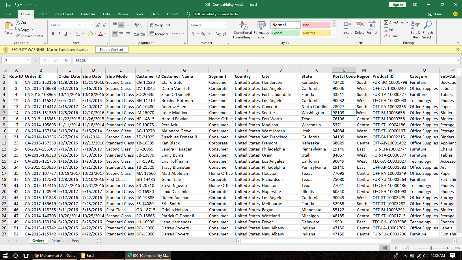 copy data from pdf into excel