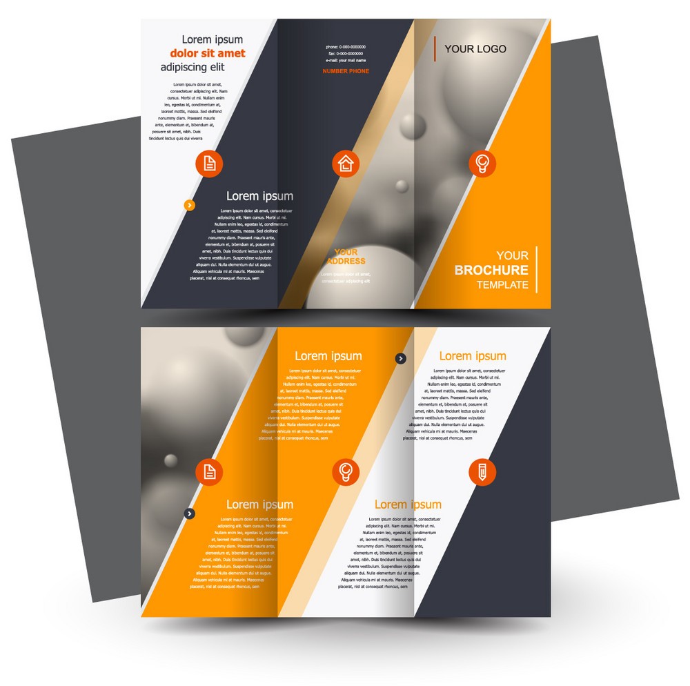 I will design print ready bifold or trifold brochure design for $10