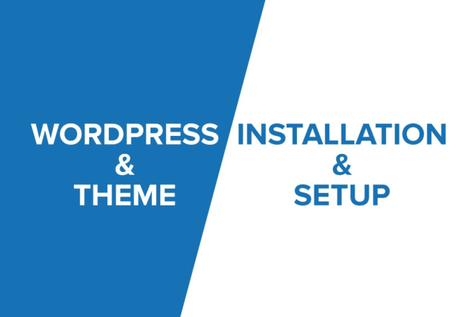 i will Install WordPress, Setup Theme, Setup Plugins And Basic SEO Settings