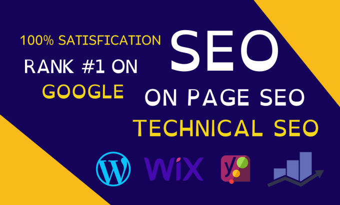 I Will do On Page SEO on wordpress, shopify, wix, squarespace