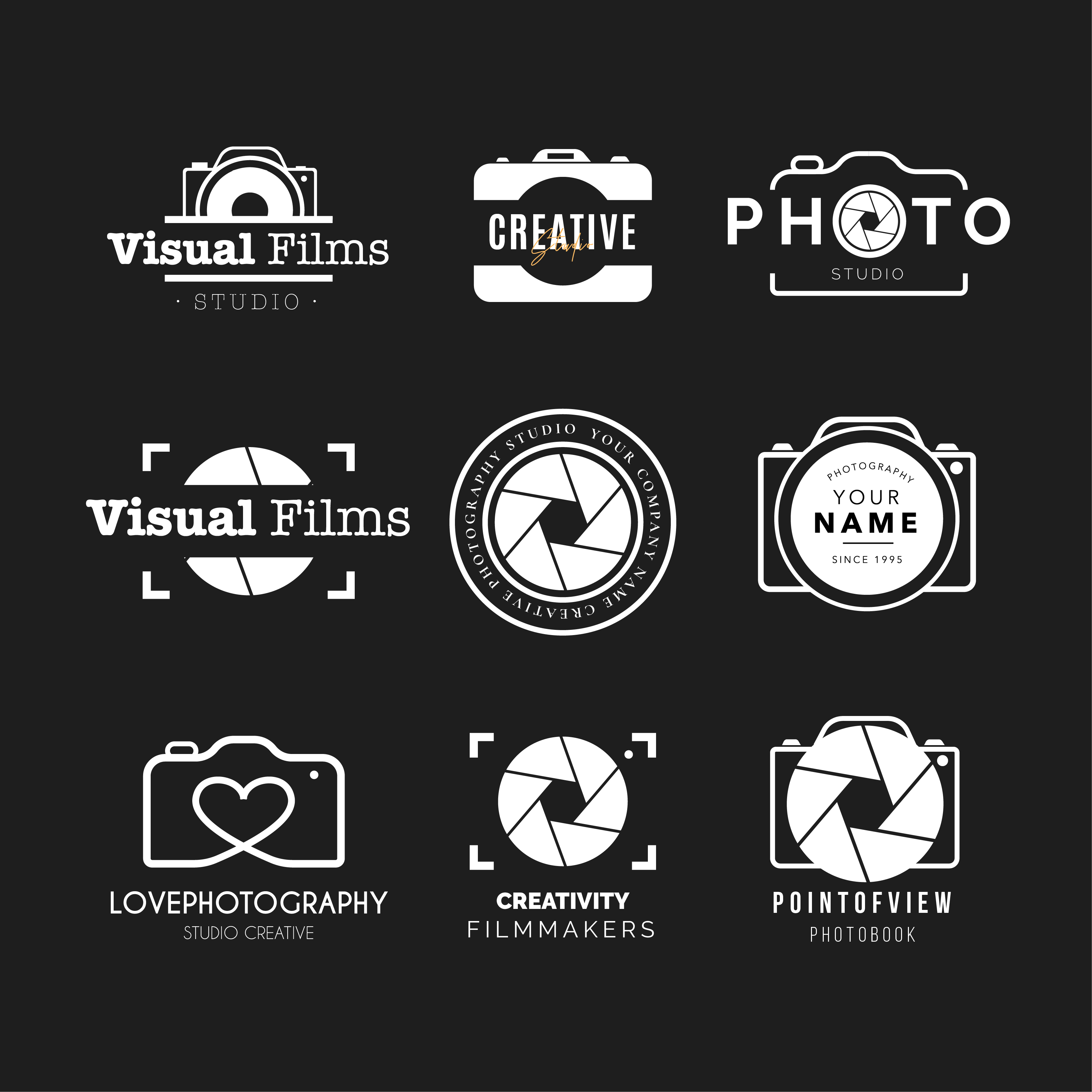 I Will Design Photography Logos For 5 SEOClerks