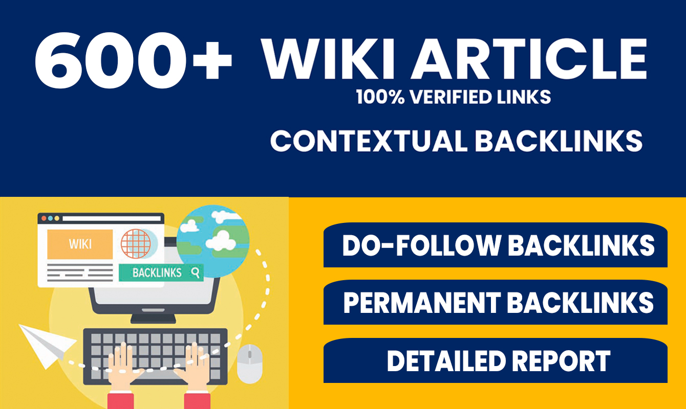 Wiki Backlinks - Create 600+ High Quality Contextual Permanent Backlinks