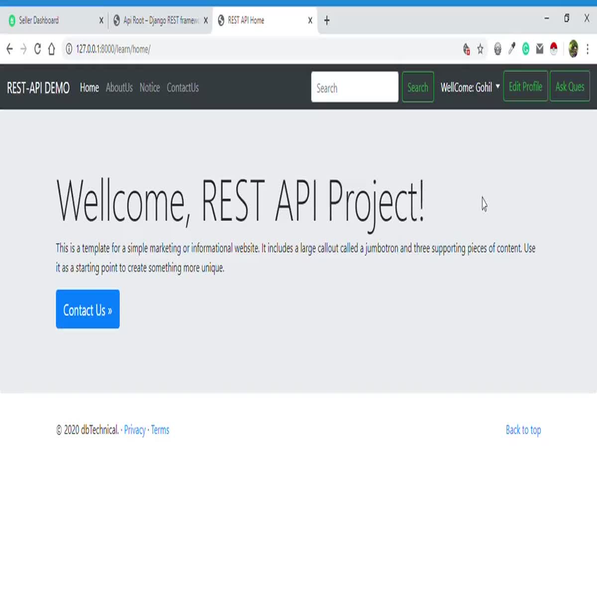 I will create rest API in python django for $50 - SEOClerks