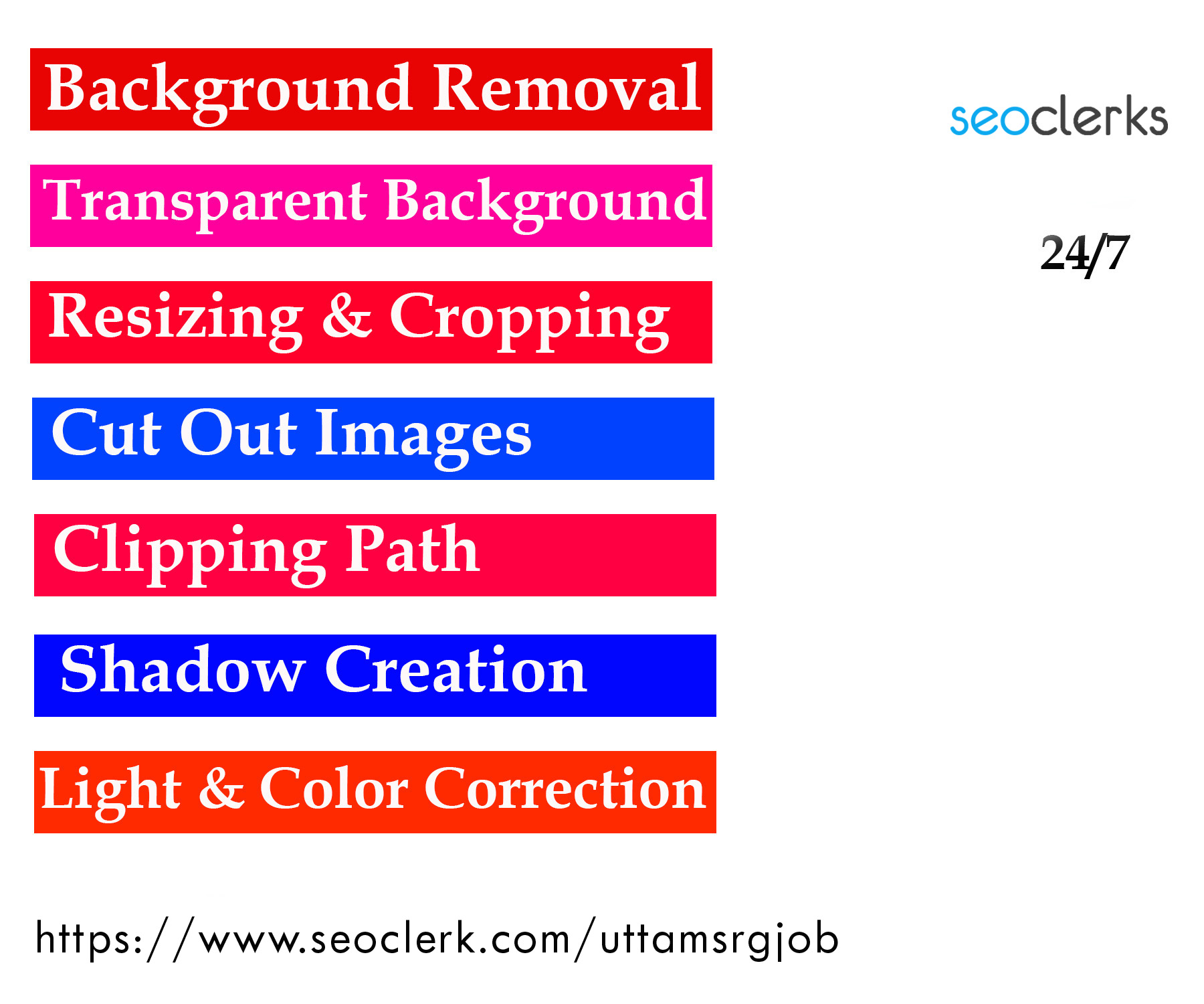 I will add watermark or text logo or remove background from images for $2 -  SEOClerks