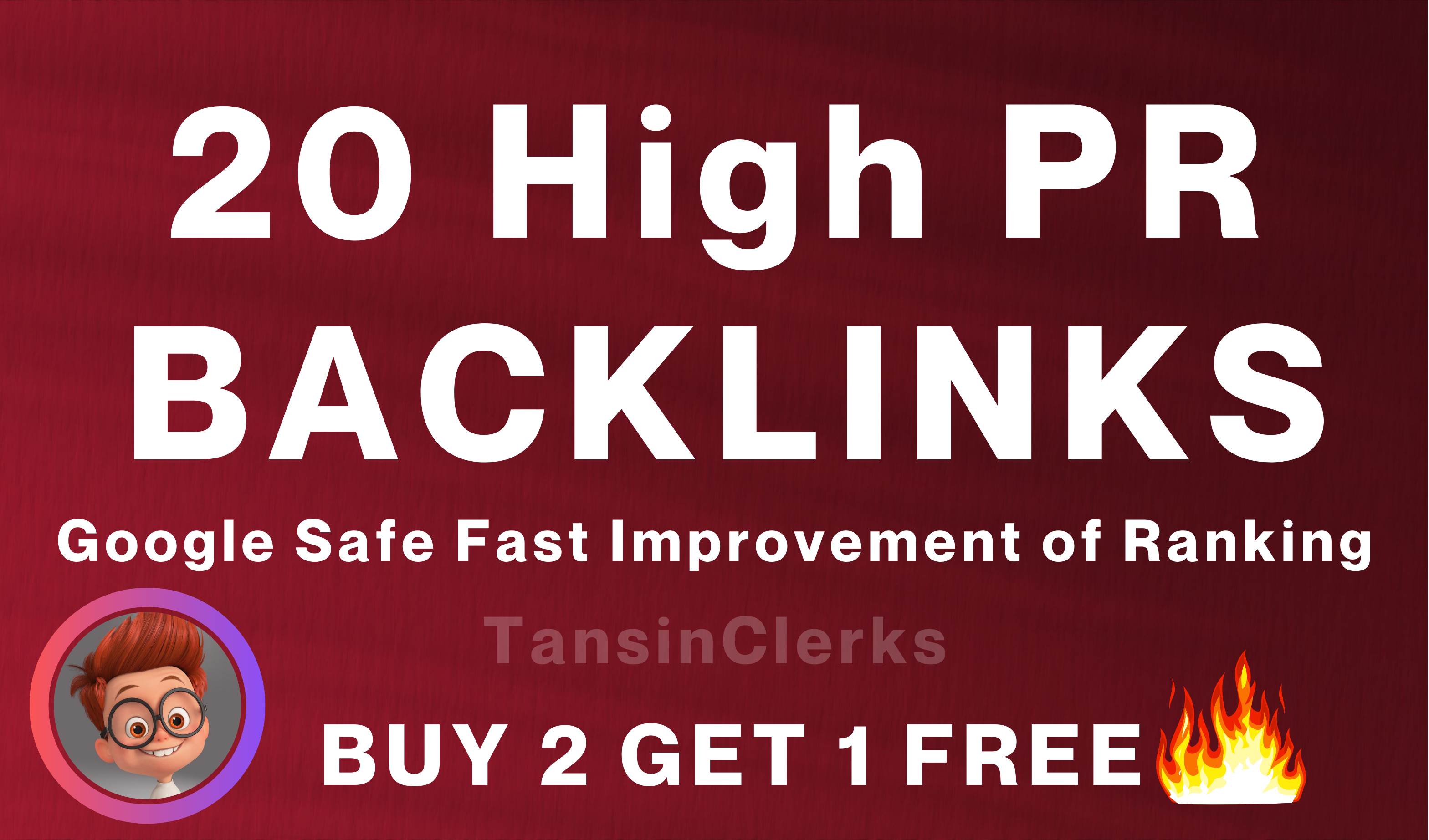 Improve Google Ranking With 20 High PR-9 PR-10 Backlinks 