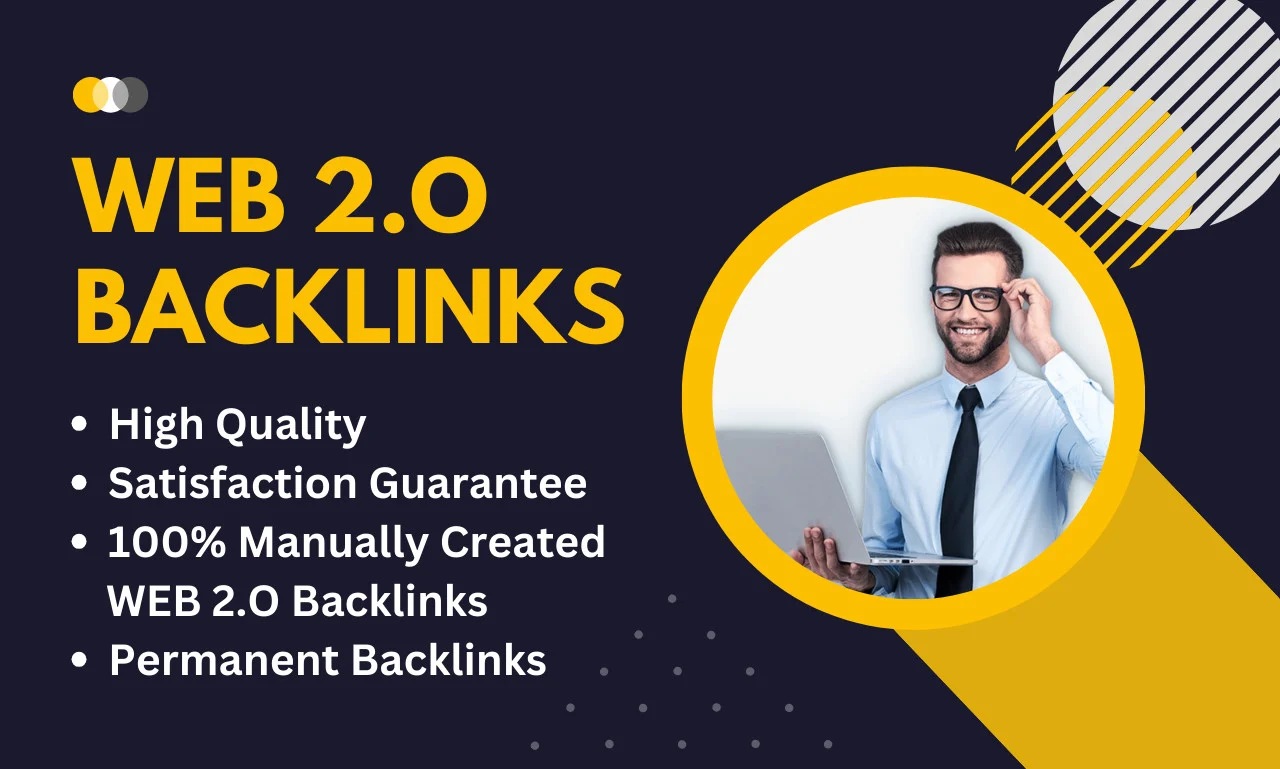 You will get 50 web 2.0 backlinks from top rated backlinks expert