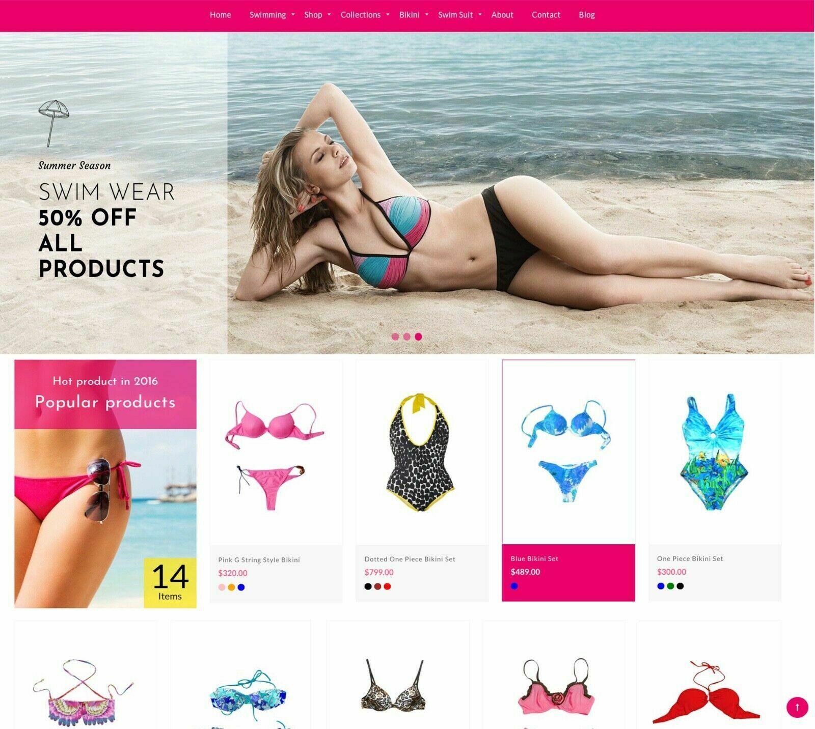 Shopify Dropshipping Bikini Fashion Store/Website with 40 winning