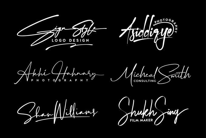 Handwritten Signature Logo, Handwriting Logo, Script Logo, Photography Logo,  Instagram Logo, Luxury Logo, Boutique Logo, Interior Logo, Logo - Etsy