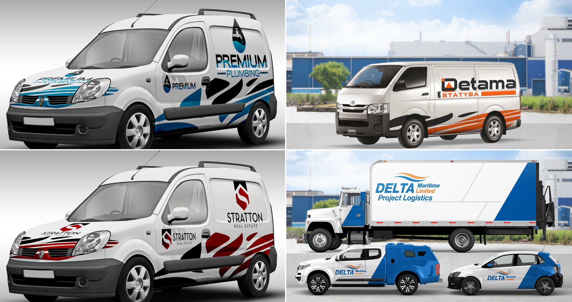 Download I will put your logo on 3d car, truck, van or vehicle wrap design mockup for $10 - SEOClerks
