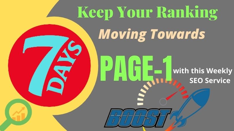 Weekly Ranking Boam SEO Package, That Moving Your Ranking Toward PAGE-1