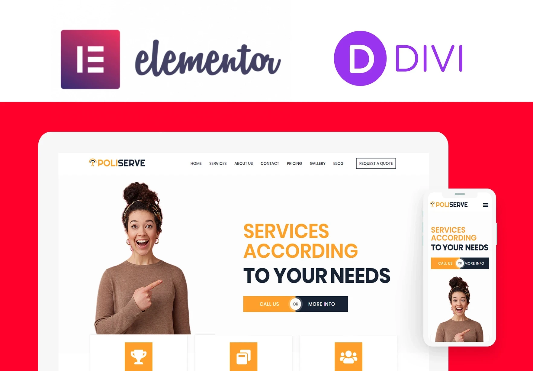 Create a DIVI WordPress website/landing page using divi