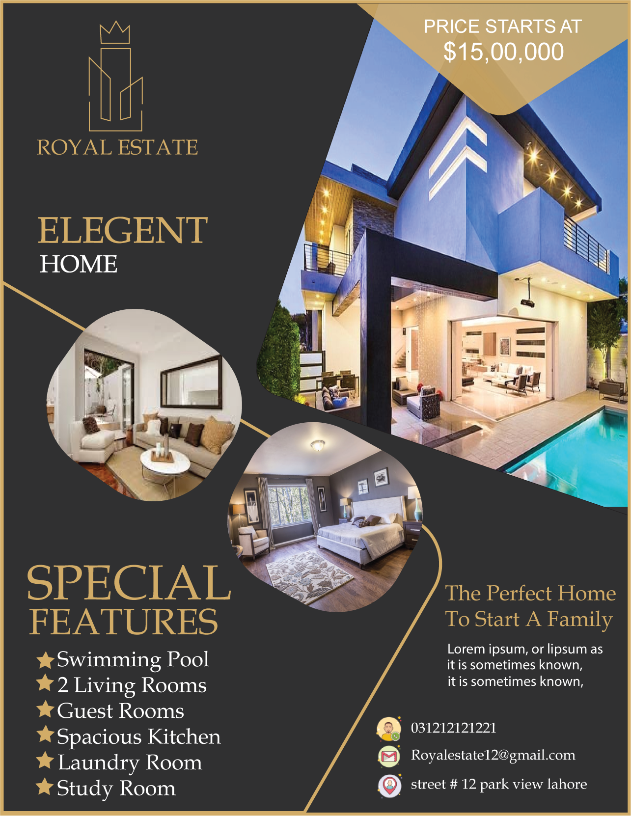 free real estate flyer designs
