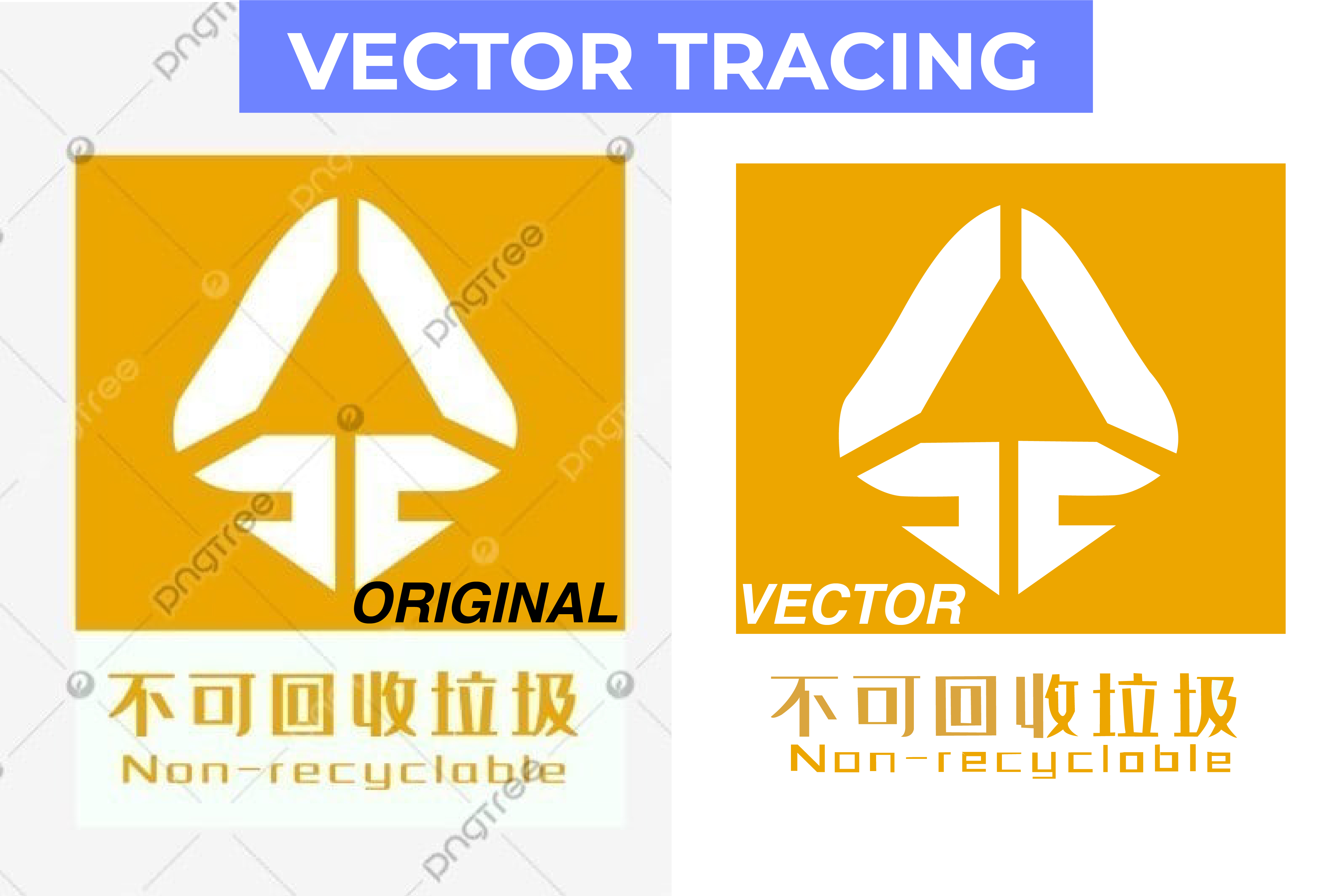 I will vector tracing, icon tracing, vectorise, convert the logo into a vector in 6 hrs