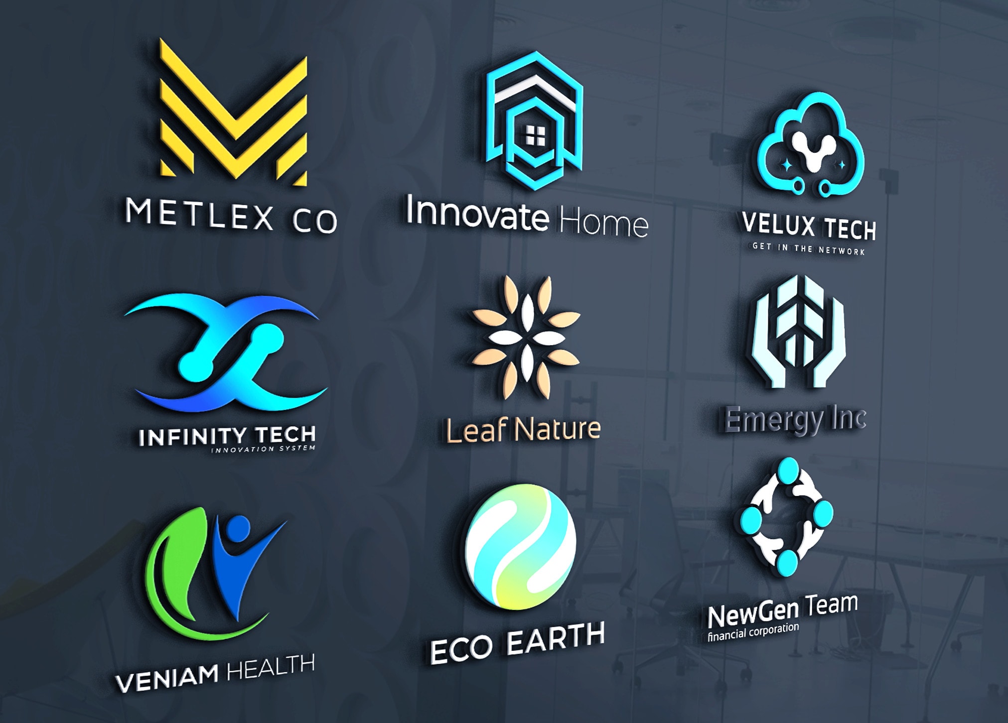 letter based company logo maker