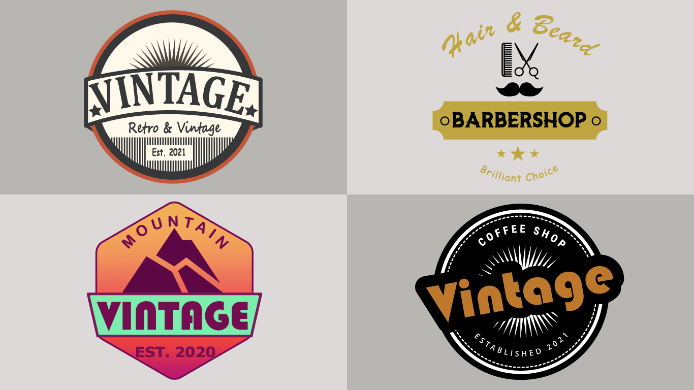 I will design an awesome retro vintage logo for $35 - SEOClerks