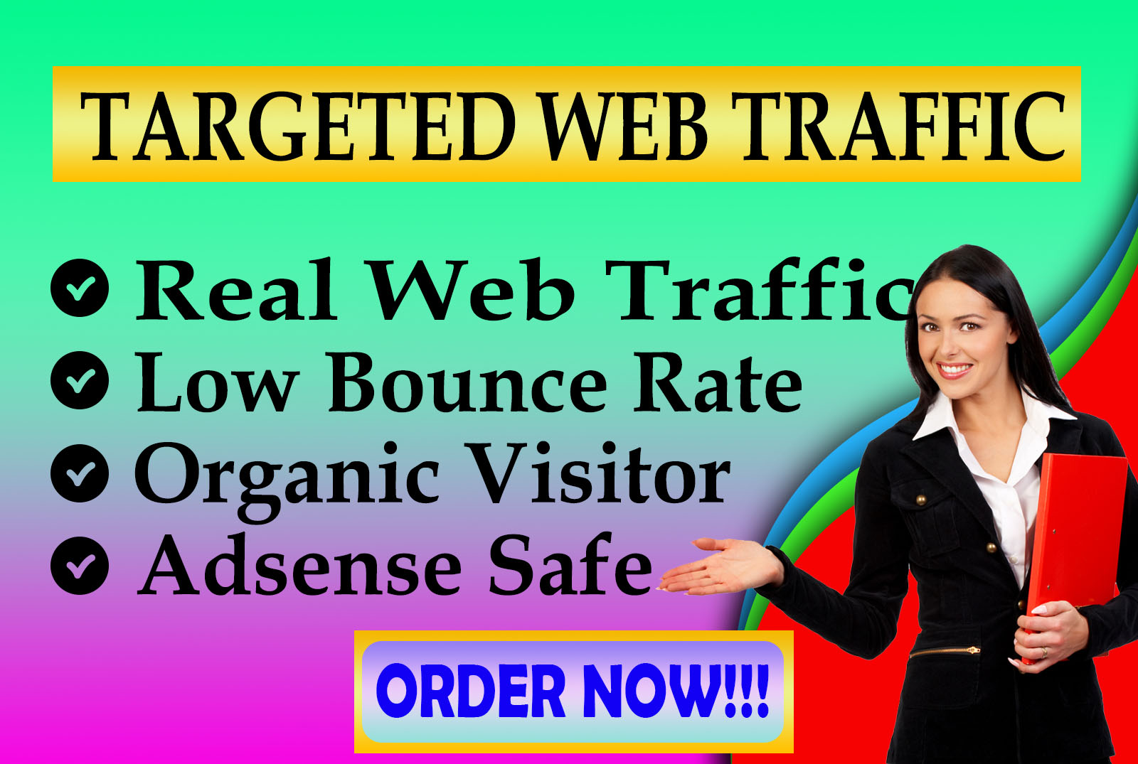 I will bring real USA targeted web traffic, real daily visitors promote in google