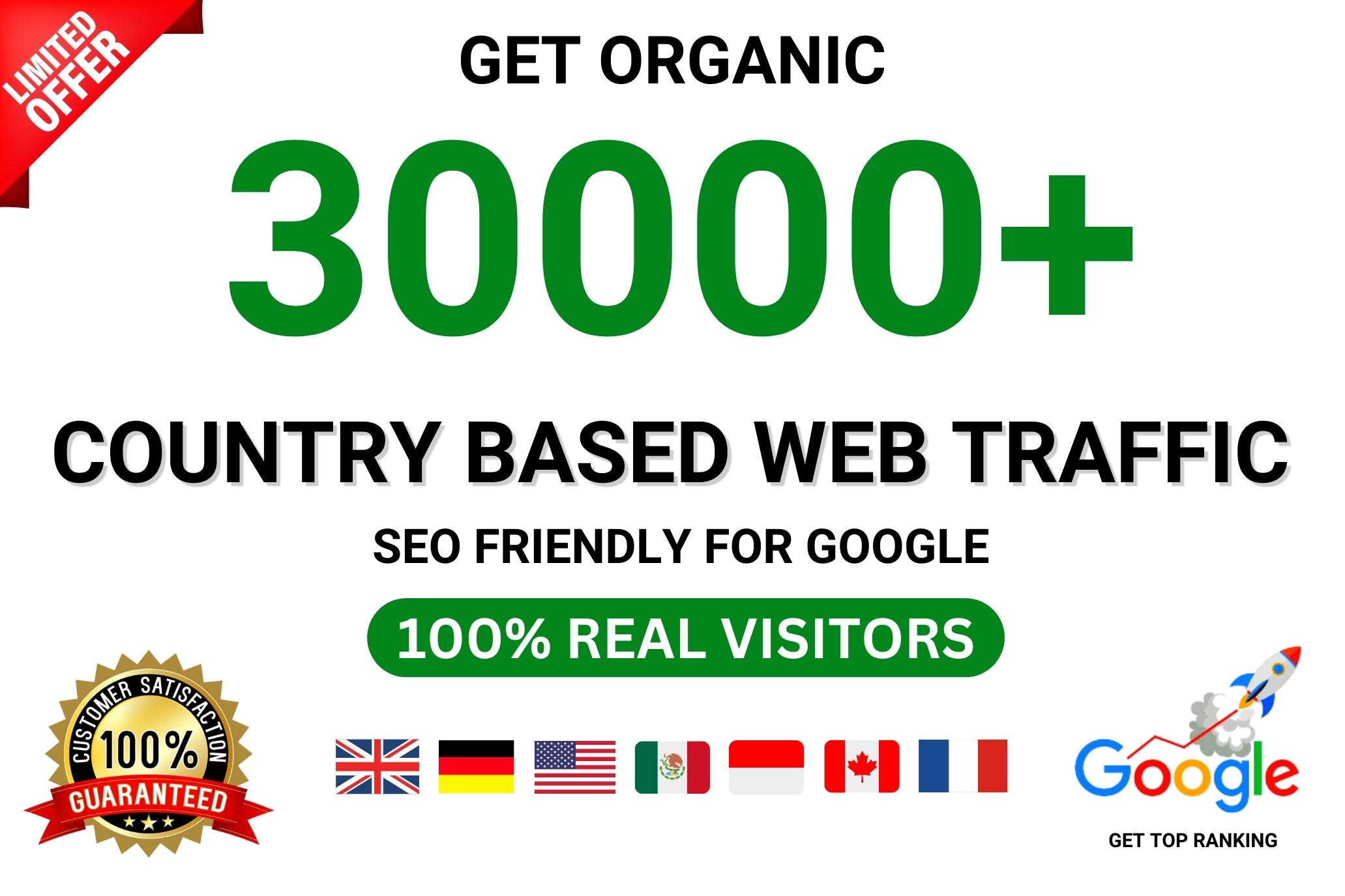 Get 30000 Countries Based High-Quality Organic Web Traffic