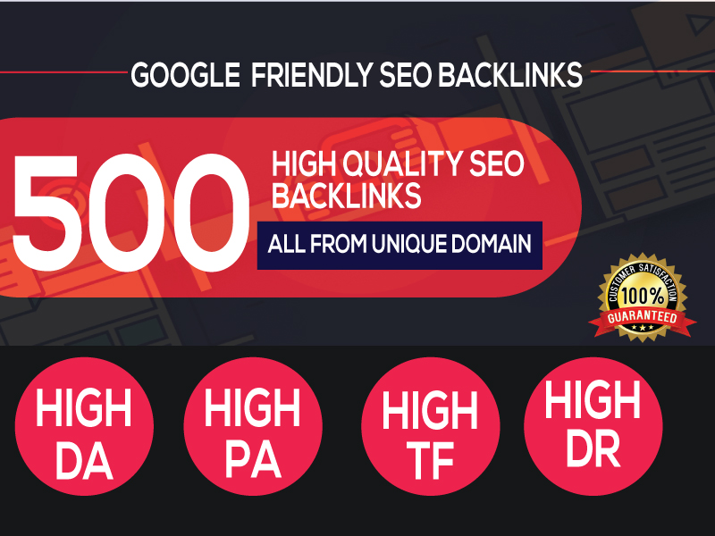 500+PBN Backlink in your website hompage with HIGH DA/PA/TF/CF with unique websites