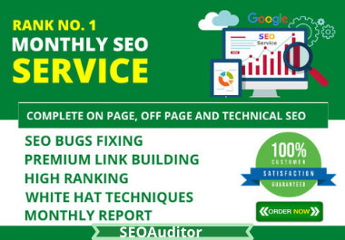 I Will Do Monthly SEO Optimization And Rank Your Website On Google Search Engine Through Proper SEO