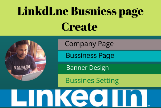 I will do create and setup your linkedin business page