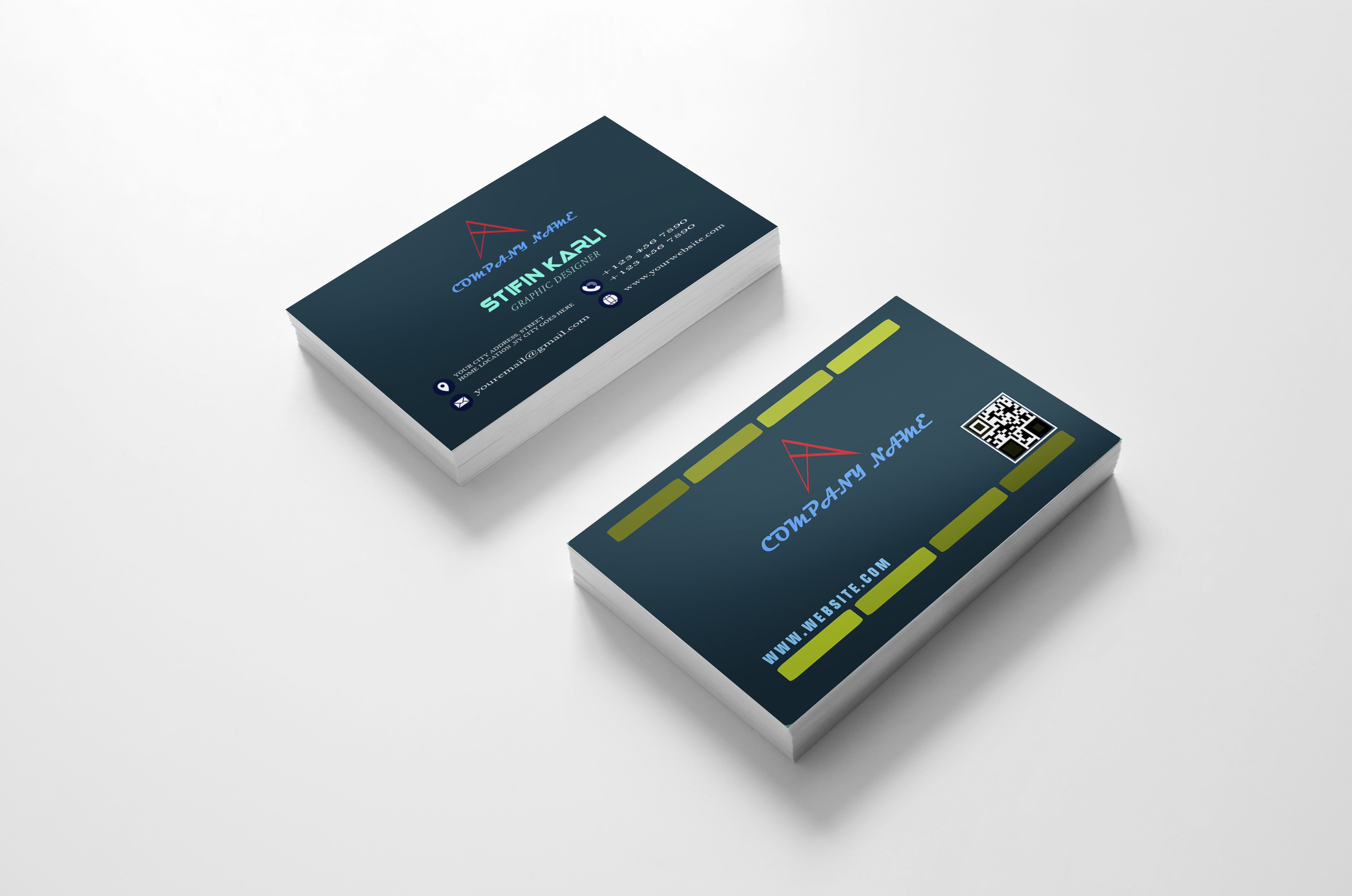 design a beautiful and unique business card & logo design