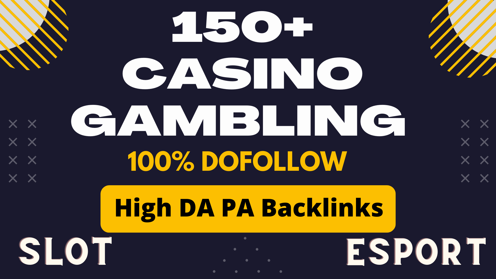 High Quality 150+ Do-Follow Gambling Backlinks, Poker, Gambling seo for your site