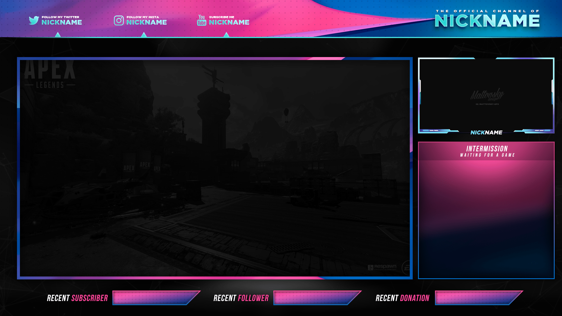 free twitch overlay obs