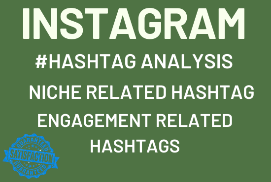 I will discover Killer hashtags for instagram twitter account growth