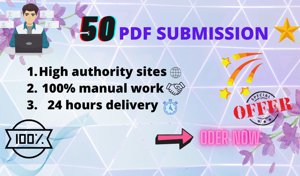 I Will Do 50 Manual PDF Submission On Top Document Sharing Sites For $5 ...