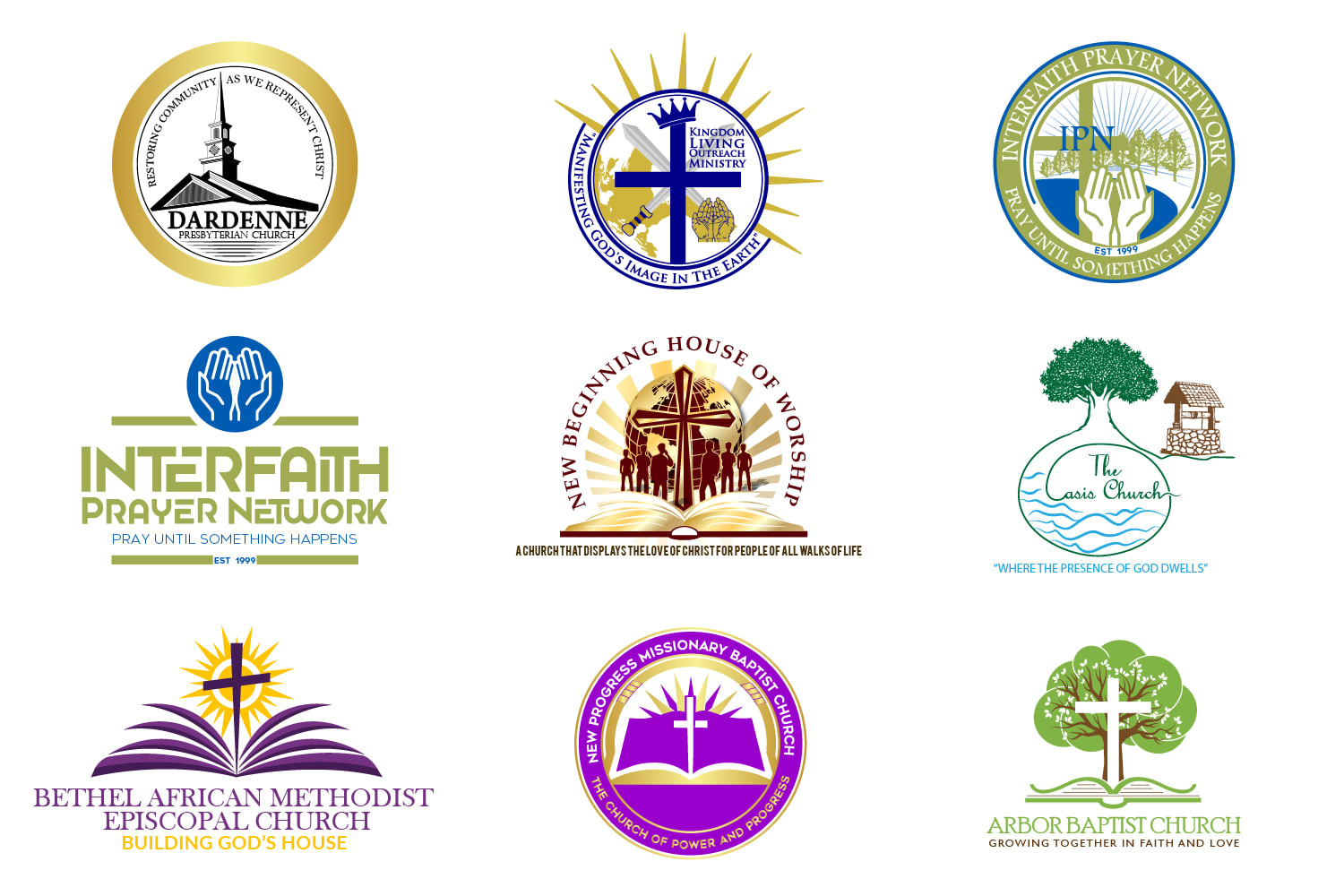 I will design modern minimalist church religious or ministry logo for ...