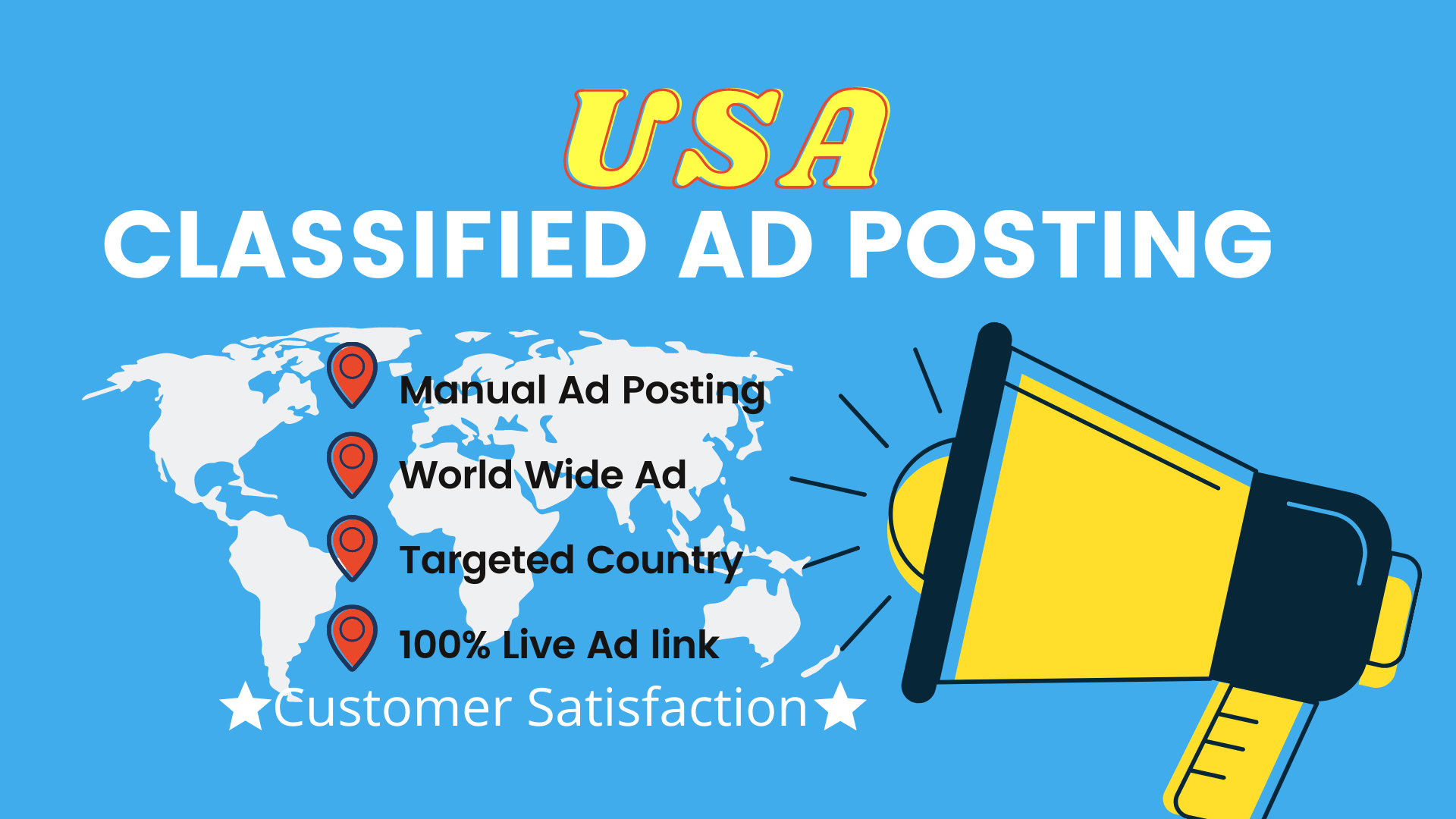 1000 free classified ads site in usa
